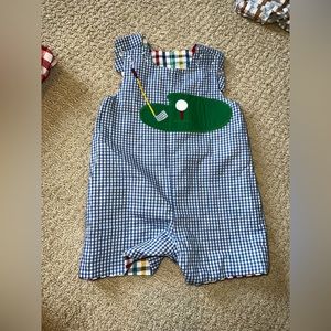 Golf romper reversible